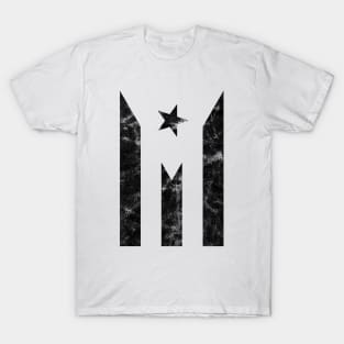 Puerto Rico Black Flag Puerto Rican Protest T-Shirt